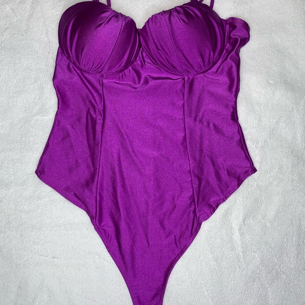 Fashion Nova Magenta bodysuit.